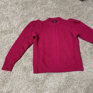 Naadam - Structured Shoulder Cable Knit Sweater